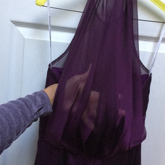 Long Purple Evening Dress - Picture 3 of 7